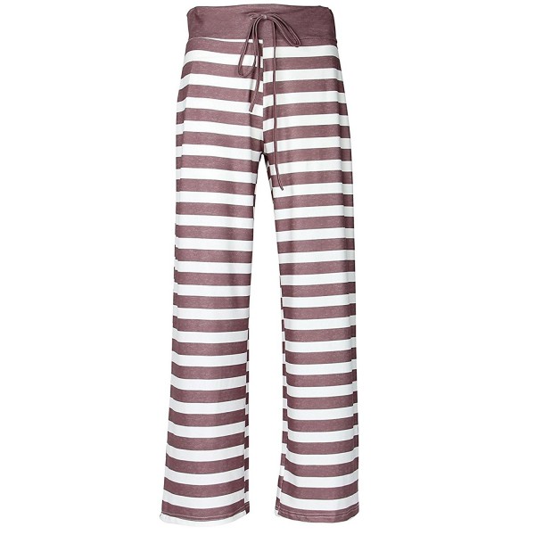 Artfish Womens Stretch Striped Sleepwear