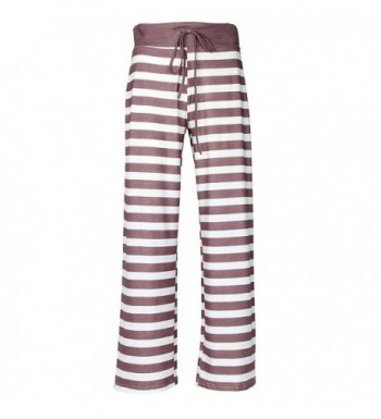 Artfish Womens Stretch Striped Sleepwear