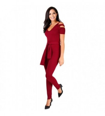 KRISP Cut Jumpsuit Wine 4639 WIN 12