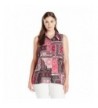 Notations Womens Sleeveless Printed Sparklers