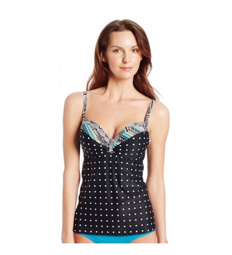 Womens Kenya Divine Tankini Cast Black