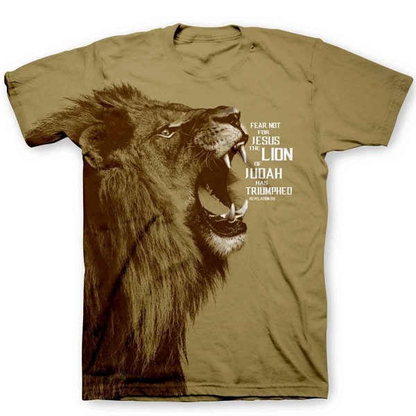 Kerusso Lion All Over Tee Tan