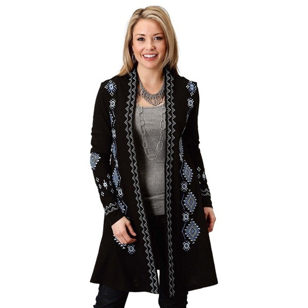 Roper Womens Embroidered Cardigan X Small