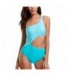 Sociala Shoulder Bathing Monokini Swimsuits