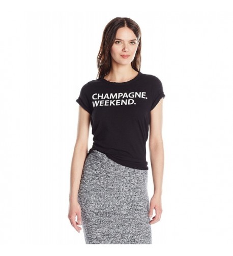 CHASER Womens Champagne Weekend Black