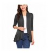 Mofavor Womens Casual Ruffles Cardigan