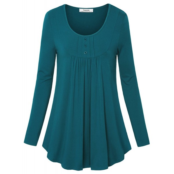 Youtalia Sleeve Hipster Pleated Flattering