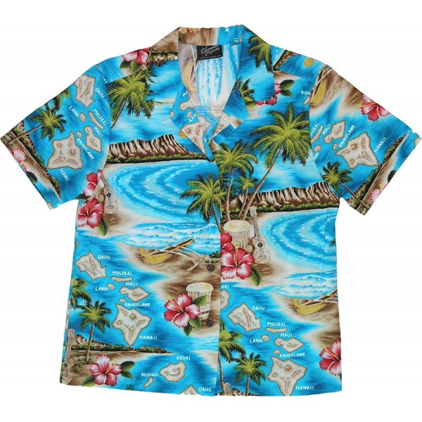 RJC Womens Tropical Hawaiian Turquoise