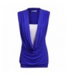 Meaneor Contrast Sleeveless Stretch T Shirt