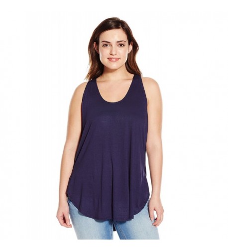 Angie Juniors Plus Size Slit Tank