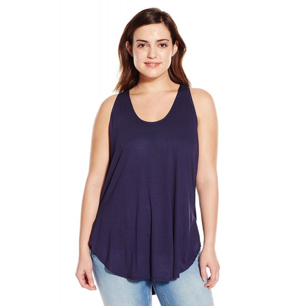 Angie Juniors Plus Size Slit Tank