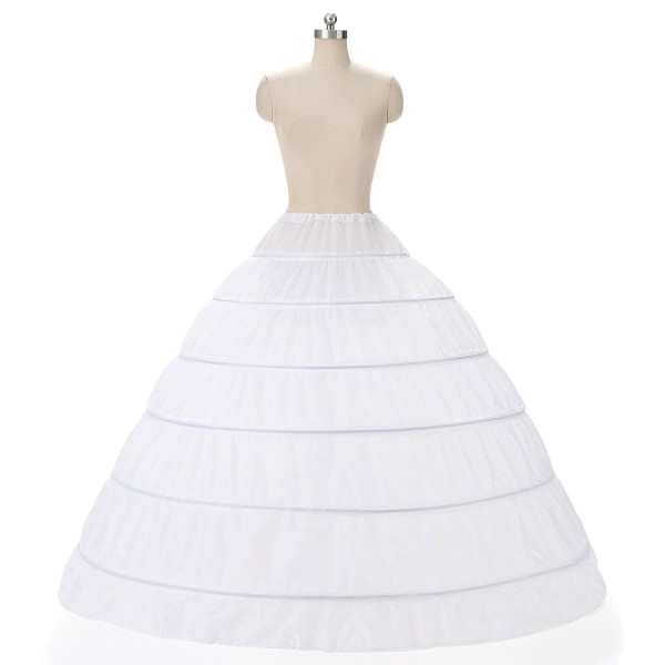 WOWBRIDAL Crinoline Petticoats Length Bridal