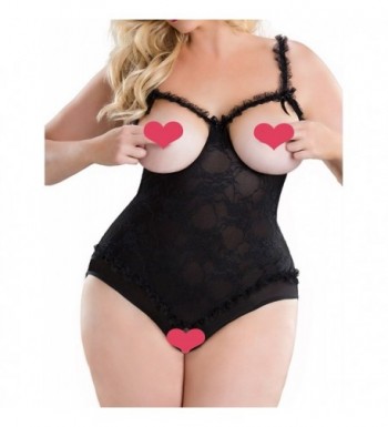 Anlove Women Lingerie Teddy Bodysuit