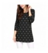 Allegra Womens Round Polka Sleeves