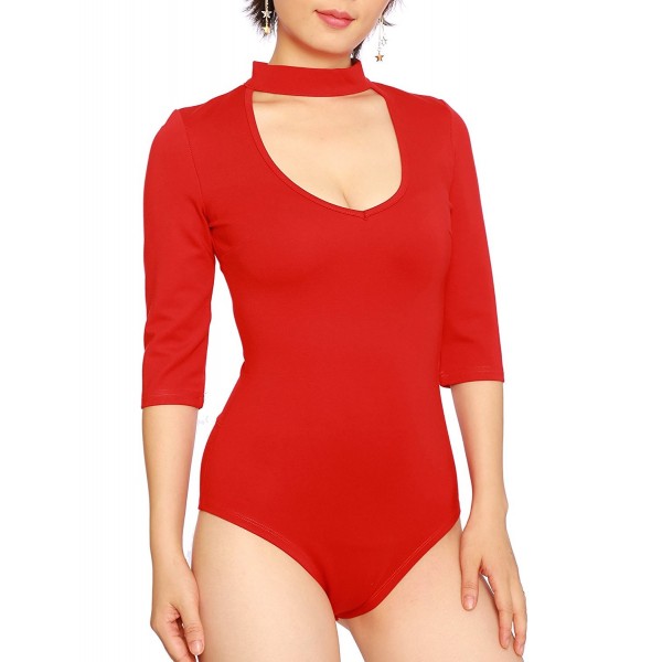 May Maya Plunging V Neckline Bodysuit