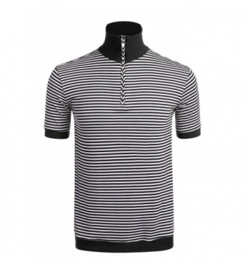 JINIDU Casual Sleeve Striped T Shirt