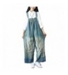 Aeneontrue Jumpsuits Embroidery Distressed Style1_Blue