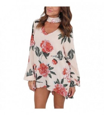 Aifer Choker V Neck Chiffon Floral