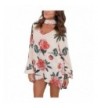 Aifer Choker V Neck Chiffon Floral