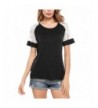 Zeagoo Womens Contrast Paneled T Shirt