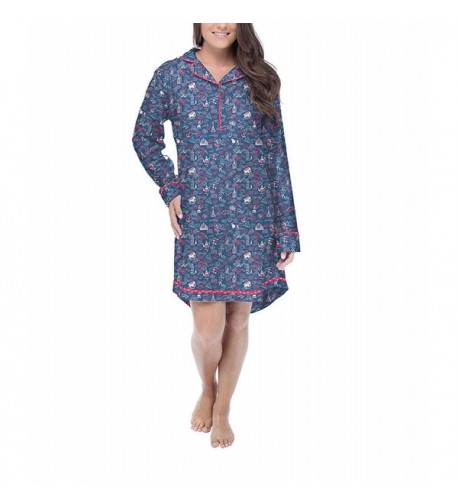 Passport Flannel Nightshirt Large 12 14