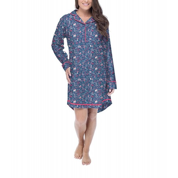 Passport Flannel Nightshirt Large 12 14