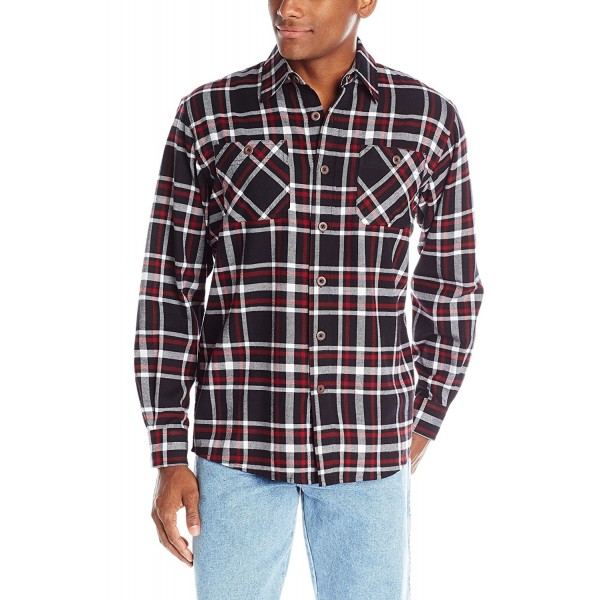 Wrangler Authentics Long Sleeve Flannel Caviar