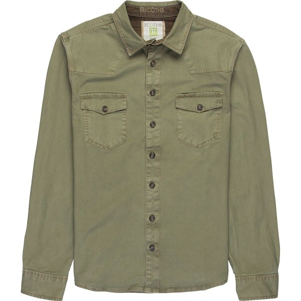 Ecoths Brock Overshirt Lichen Clothing