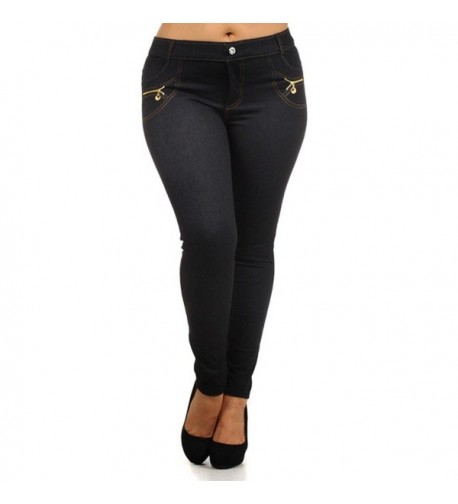 Fashion Womens Assorted Jeggings zipper