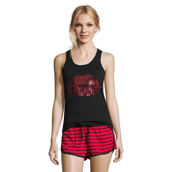 Sleep Womens Graphic Racerback Sleepwear