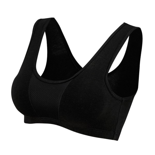 Padded Yoga Sports Bra - Wirefree With Removable Pad - Black - CK188T7W8G0