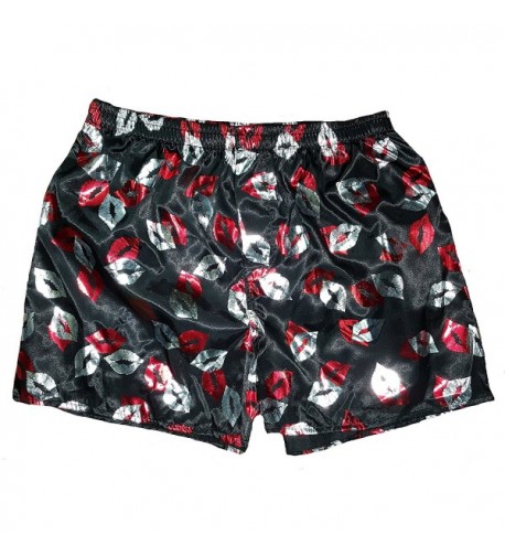 Valentines Metallic Kisses Boxer Shorts