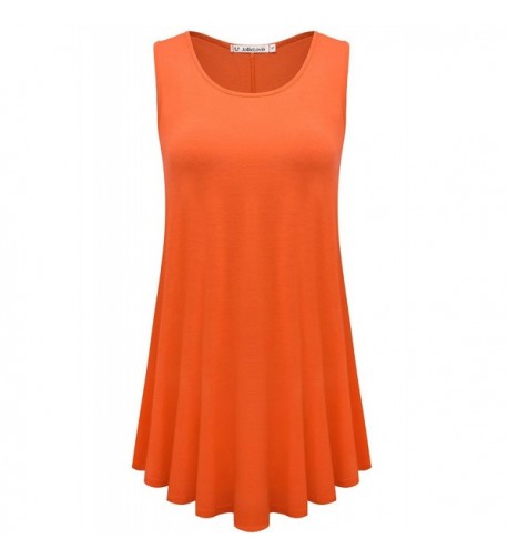 JollieLovin Womens Sleeveless Comfy Tunic