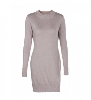 ADAMARIS Women Crew Sweater Dress