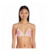 Bikini Lab Juniors Triangle Embroidered