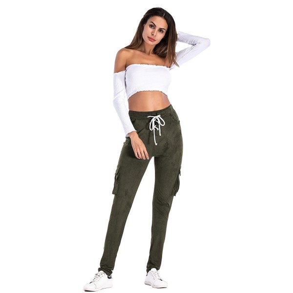 VWIWV Fashion Stretch Drawstring Joggers