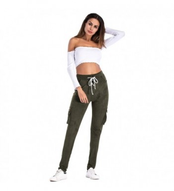 VWIWV Fashion Stretch Drawstring Joggers