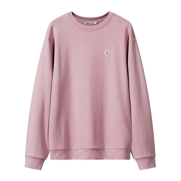 Women's Drop Shoulder Long Sleeve Loose Pullover Crew Neck Sweatshirt ...