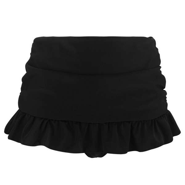 UTTU TRIANGLE Skirted Shirred Black 2XL