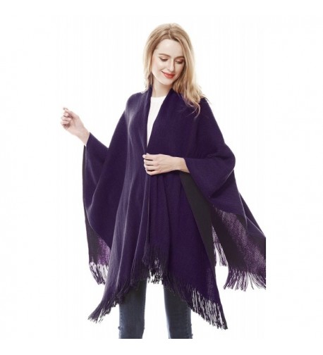 Lovful Cashmere Cardigans Sweater BlackPurple