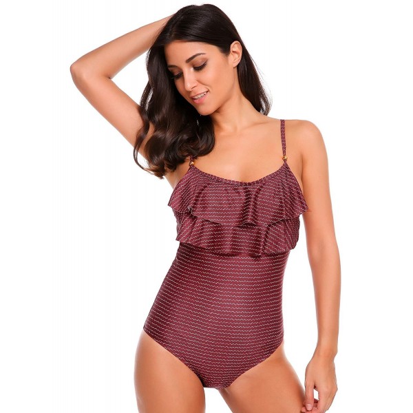 Ekouaer Bathing Splice One Piece Swimsuit