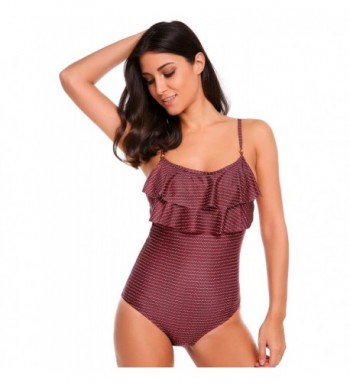 Ekouaer Bathing Splice One Piece Swimsuit