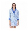 Klamotten Blue Printed Womens Satin