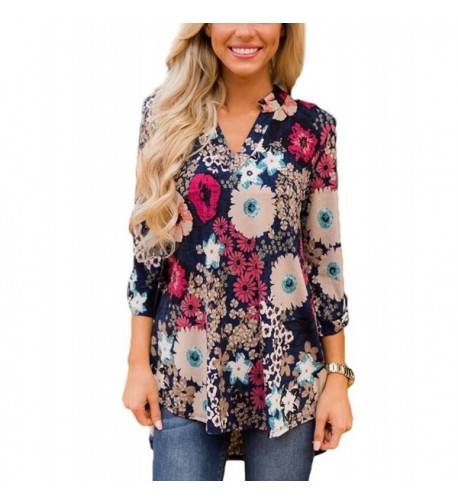 Dokoll Womens Casual Pattern Blouses