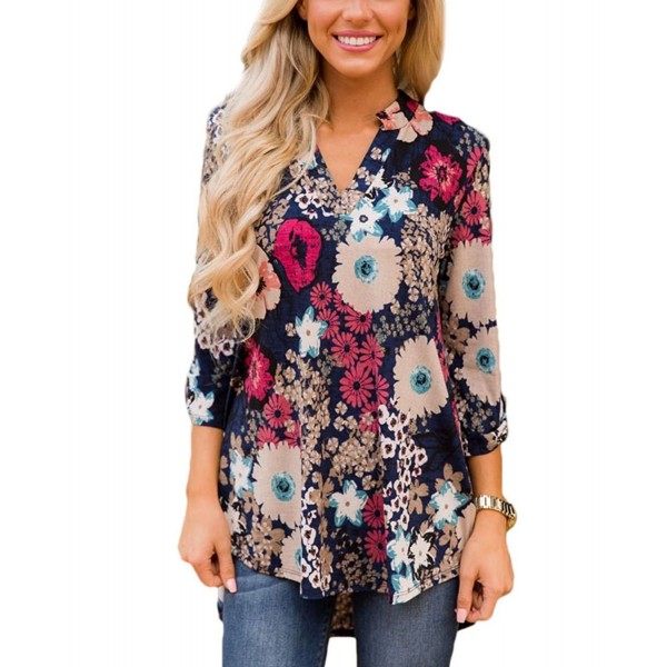 Dokoll Womens Casual Pattern Blouses