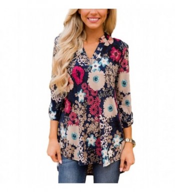 Dokoll Womens Casual Pattern Blouses