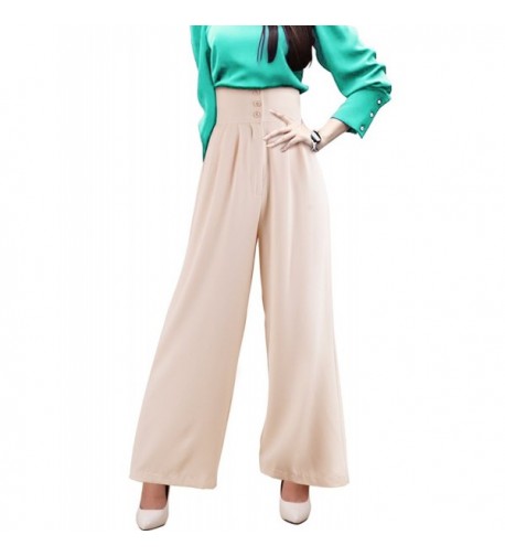 DELUXSEY Waisted Pants Women Ankle