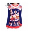 V28 Christmas Reindeer Pullover Nightblue