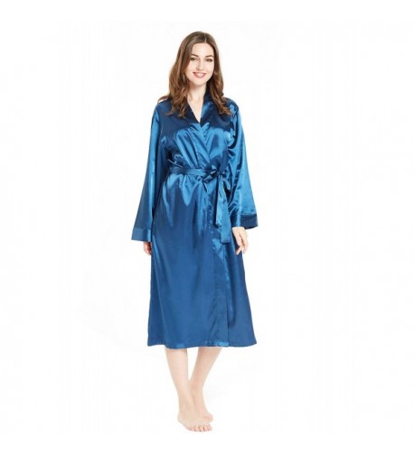 lantisan Bathrobe Length V Neck Dressing