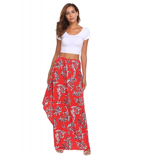 Chigant Womens Floral Printed Skirts